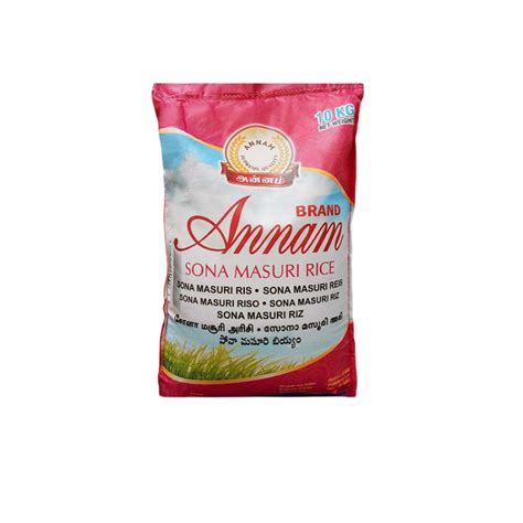 Annam Sona Masoori Rice 10kg – Sangamitra Bit Grocery