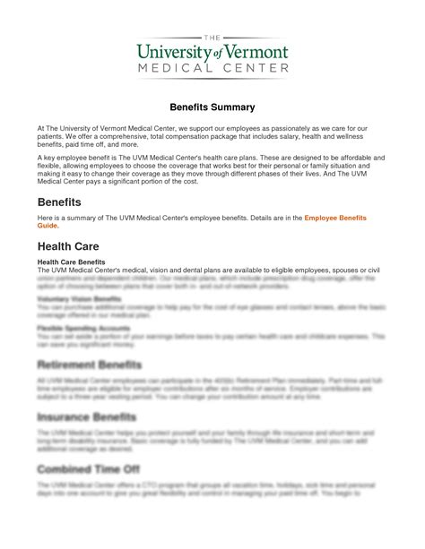 Uvmmc For Employees