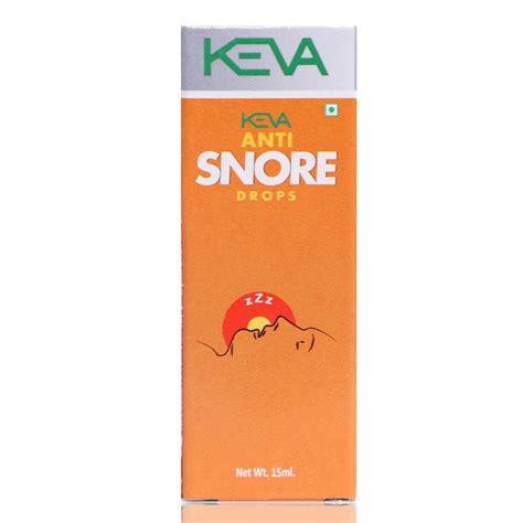 Keva Anti Snore Nasal Drops : Prevents and Reduces Vibrations that Cau ...