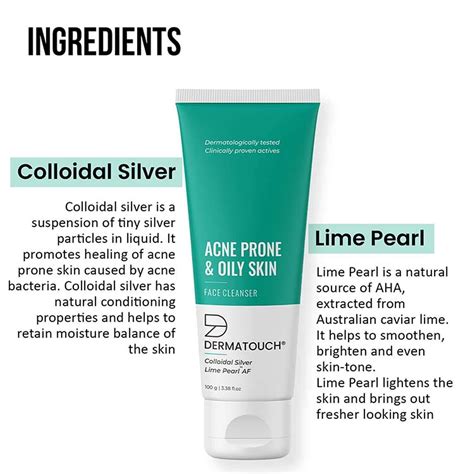 Buy DERMATOUCH ACNE-PRONE & OILY SKIN FACE CLEANSER - 100G Online & Get ...