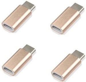 OXZA PACK OF 4 Micro USB to type C CONVERTER CABLE CHARGING PACK OF 4 ...