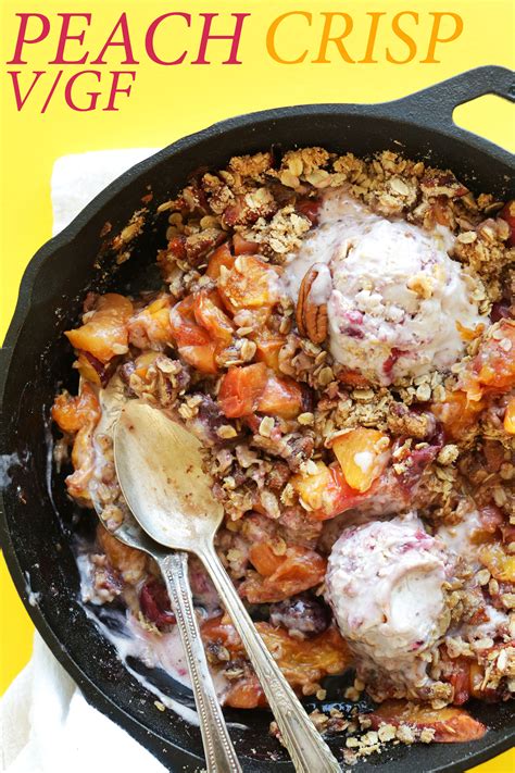 Easy Peach Crisp (Vegan & GF) | Minimalist Baker Recipes