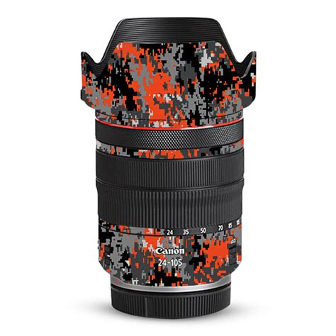 Inferno Pixel Canon RF 24–105mm f/4L IS USM Camera Lens Skin