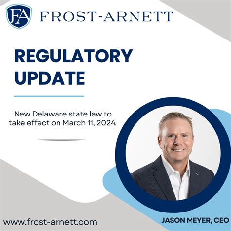 Frost-Arnett Company on LinkedIn: There is a new Delaware state law ...