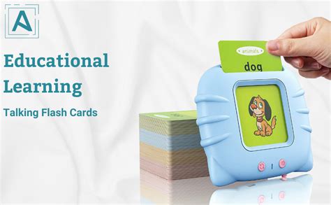 ARDAKI Toys Educational Learning Talking Flash Cards Talking English ...