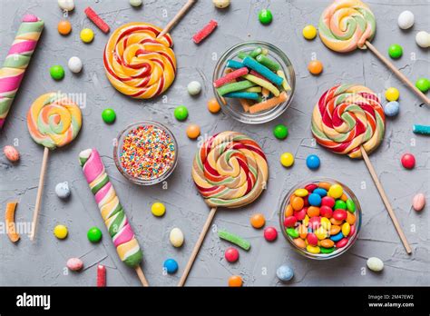 Tasty appetizing Party Accessories Happy Birthday Sweet. Different ...