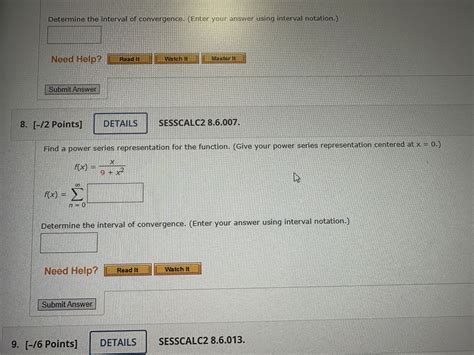 Solved Determine the interval of convergence. (Enter your | Chegg.com