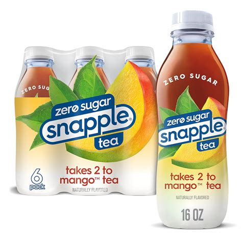 6 Pack Diet Snapple Mango Tea, 16 fl oz Bottle India | Ubuy