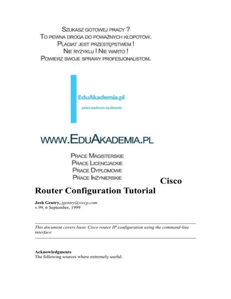 Image result for Cisco IP Router Tutorial