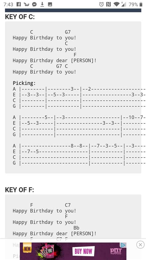 Baritone Ukulele Chords For Happy Birthday at Mikayla Whish blog