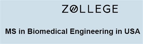 MS in Biomedical Engineering in USA: Universities, Admission ...