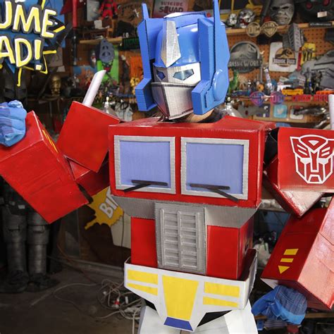 DIY Optimus Prime Transformer Costume Brilliant Little, 53% OFF
