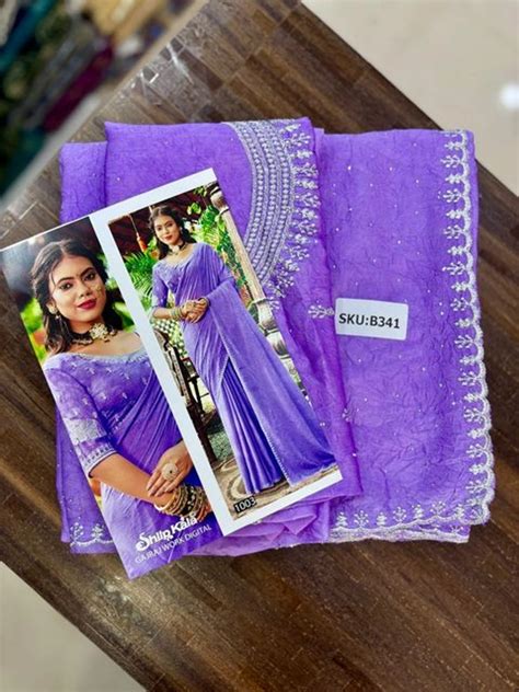 Gajraj Work Digital Saree - Traditional Elegance Redefined