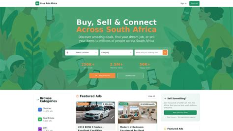 Free Ads Africa - Buy, Sell & Connect Across South Africa