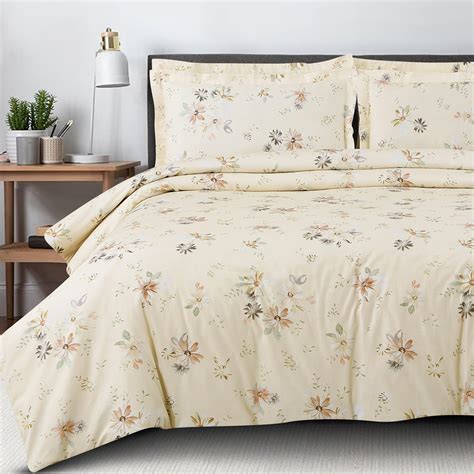 Malako Basel Fohn Botanical 100% Cotton King Size Bedsheet with 2 ...