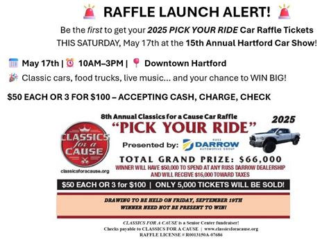 PICK YOUR RIDE - TICKET LAUNCH!, WI-60, Hartford, WI 53027, United ...