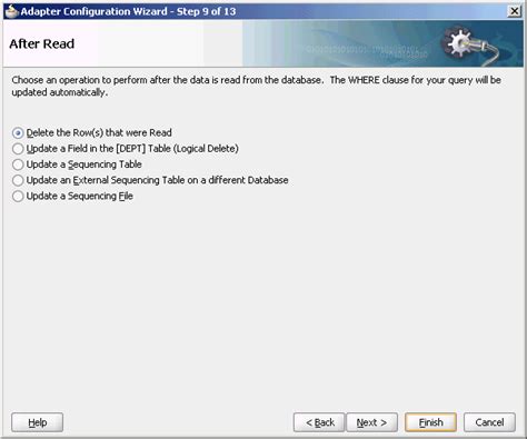 Oracle JCA Adapter for Database
