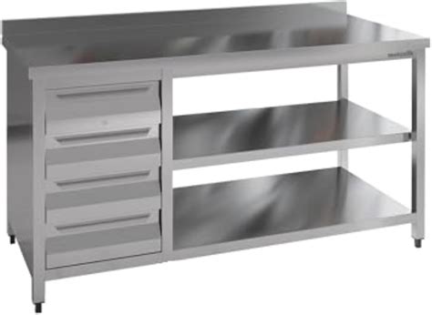 Stainless Steel Prep Table with Drawers - Commercial Philippines | Ubuy
