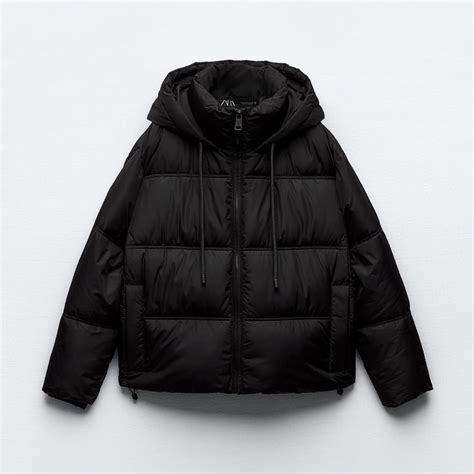 zara puffer in 2024 | Zara puffer, Black puffer jacket, Puffer jacket women