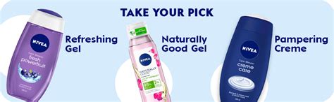 Buy NIVEA Fresh Pure 125 ml Body Wash| Shower Gel with Sea Minerals and ...