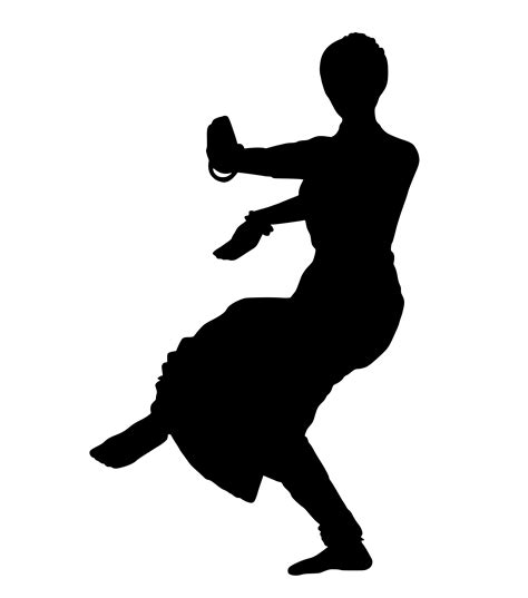 Bharatanatyam Silhouette