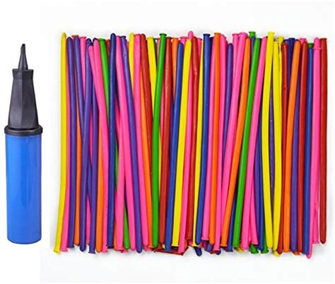 Buy IRISFLY 100Pcs Animal Balloons Party Balloons with Pump. Assorted ...