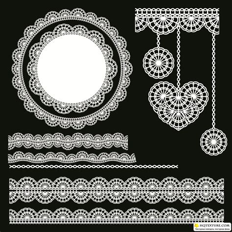 Lace Ornaments Vector » Векторные клипарты, текстурные фоны, бекграунды ...