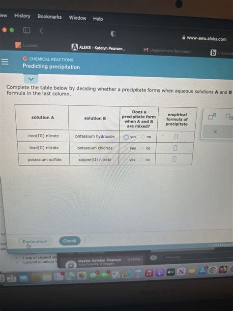 Answered: solution A iron (III) nitrate lead(II)… | bartleby