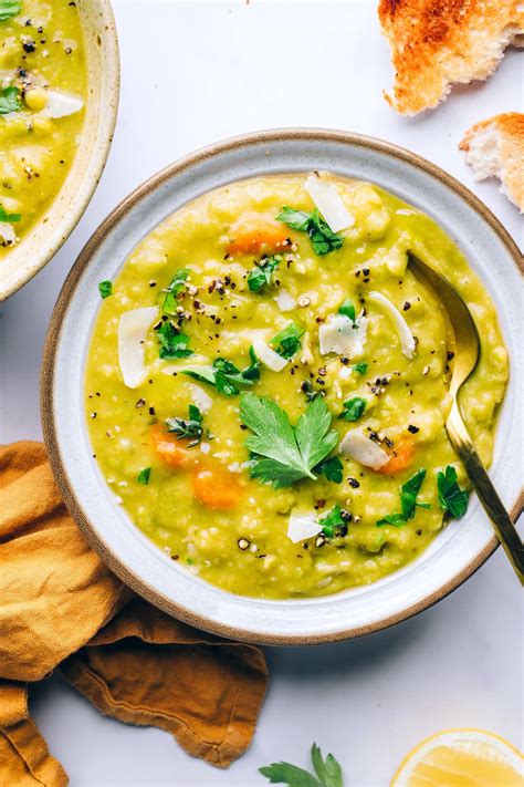 Vegan Split Pea Soup - Eating Bird Food