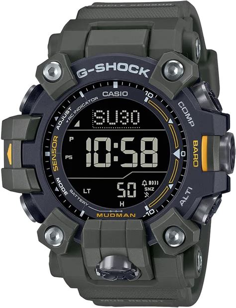 Casio G-Shock Mudmaster Analog-Digital Black Dial Men's Watch - GSG-100 ...