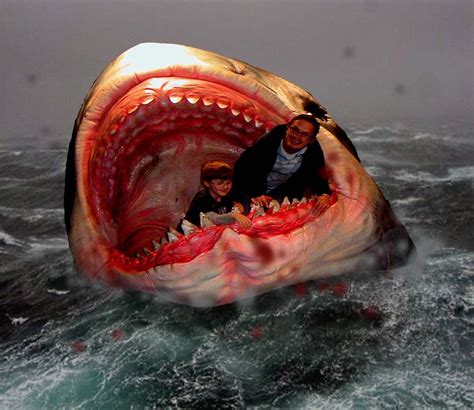 shark attack drawing