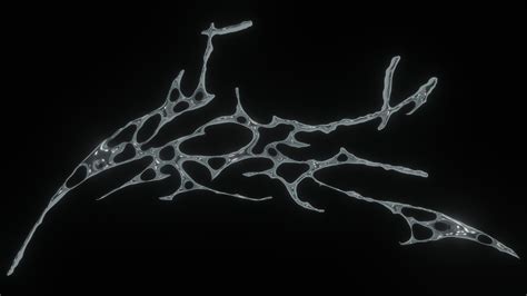 3D Model Chrome Type Tribal Goth Y2k - TurboSquid 1977444