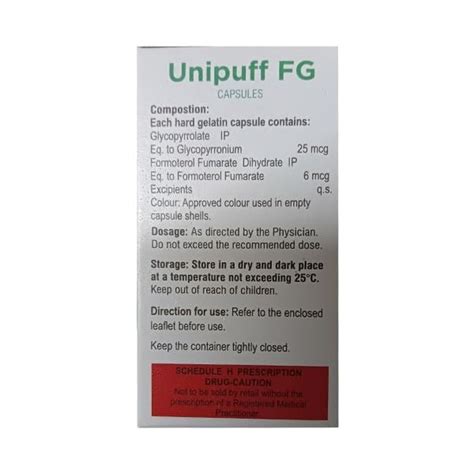 Unipuff FG - Bottle of 30 Capsules : Amazon.in: Health & Personal Care