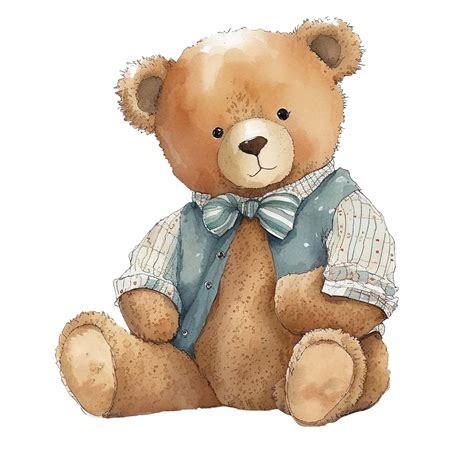 Teddy Bear Clipart 10 High Quality Pngs Nursery Art Instant - Etsy