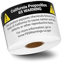 California Proposition 65 Warning Labels - 2 x 1 | Ubuy India