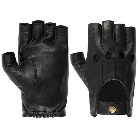 Fingerless Leather Gloves by Stetson - 79,00