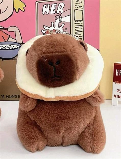 Realistic And Adorable Capybara Plush Keychain, Capybara Stuffed Animal ...