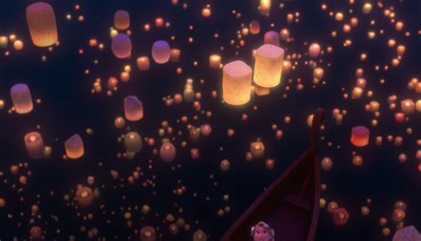 Disney Tangled Lanterns Wallpaper