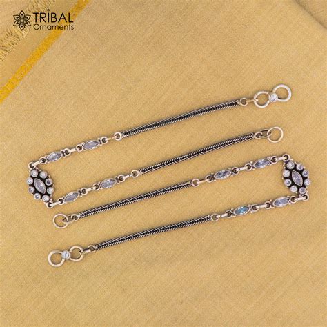 Elegant Silver Anklets for Women | TRIBAL ORNAMENTS