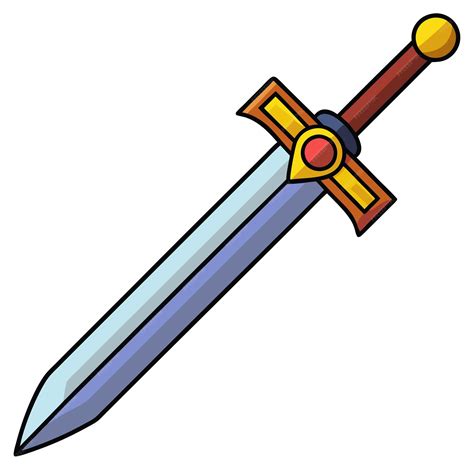 Medieval sword clipart vector art and illustration | Premium AI ...