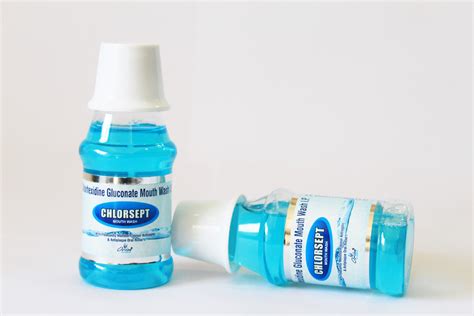 Chlorsept Chlorhexidine Gluconate Mouth Wash Oral Rinse, Packaging Type: Bottle, Packaging Size ...