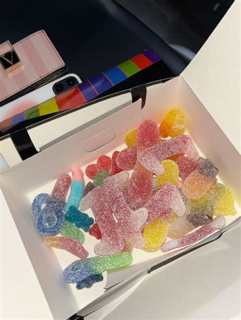 Colorful Gummy Bears in a Box | Sweets candy aesthetic, Colorful gummy ...