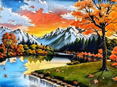 Nature Landscape Art 的图像结果