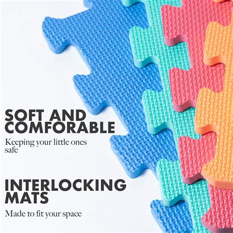 Large Soft Foam EVA Kids Floor Mat Jigsaw Tiles Interlocking Garden ...