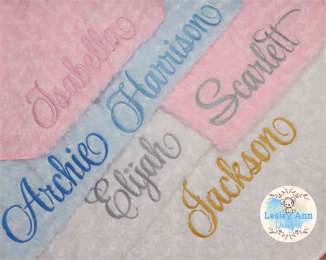 Embroidered Name On Baby Blanket at Terry Tolentino blog