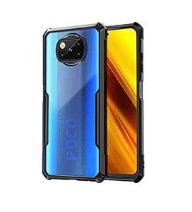Plus 360 Degree Protection Black Border Back Cover for Poco X3 | Poco ...