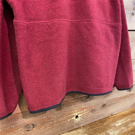 Patagonia Half Zip Fleece Burgundy Good Size,Condition,Price | DESERTSNOW