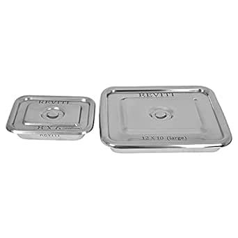 Reviti® by Hospiclub Instrument Tray 12x10, 8x6 inch Heavy Duty ...