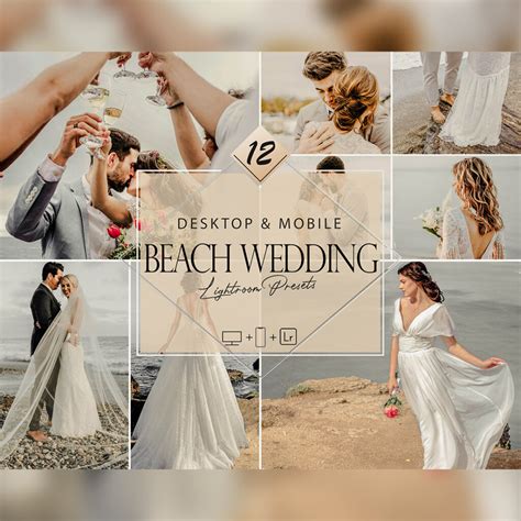 12 Beach Wedding Lightroom Presets, Wedding Preset, Beach Desktop LR ...