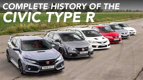 All generations of Honda Civic Type R driven and compared